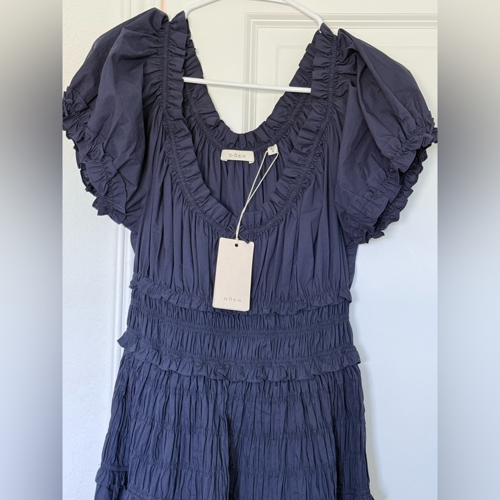 Doen Leanne Dress in Adriatic - Picture 3 of 6